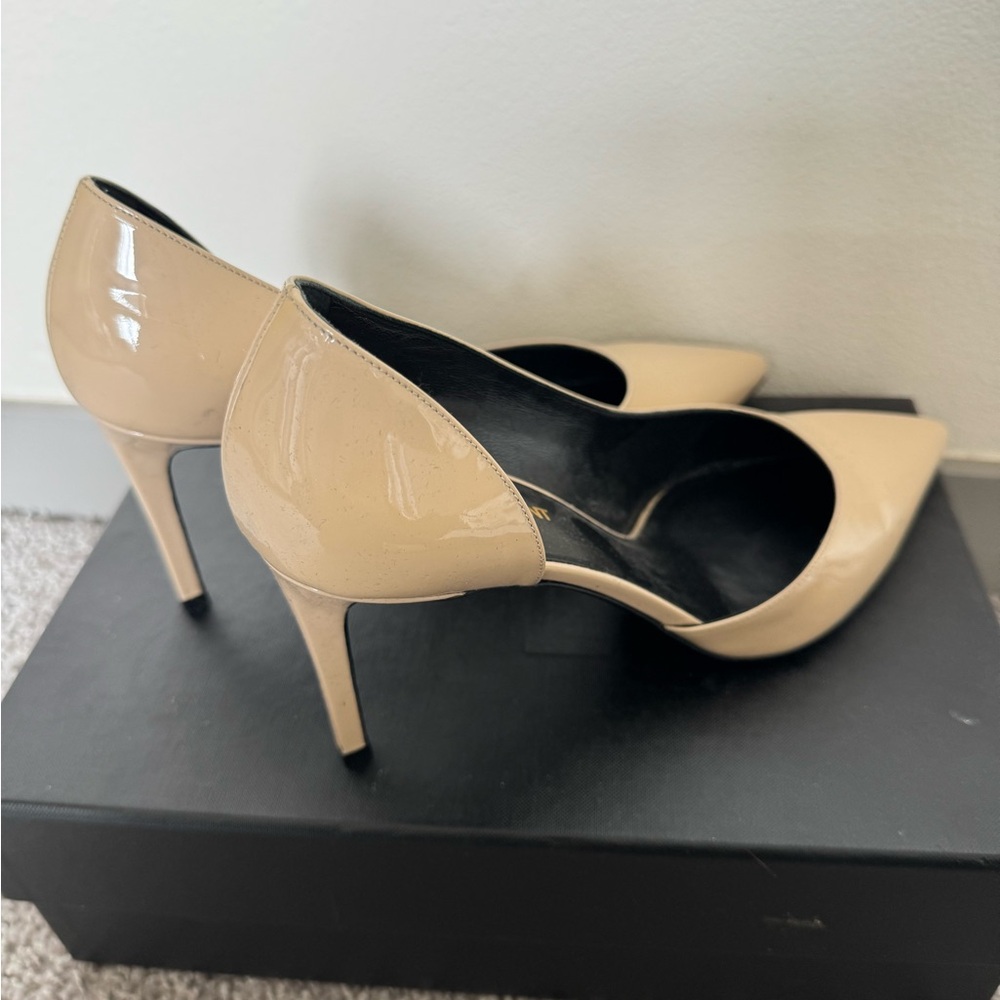 Saint Laurent Paris Nude Heels. Size 39.5 - Picture 2 of 8